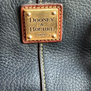 Vintage Dooney & Bourke Chelsea Shopper Pebbled Leather‎ Satchel / Tote Handbag